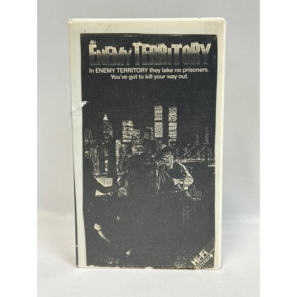 RARE Vintage 1987 Enemy Territory HI-FI American Action VHS - Picture 2 of 11